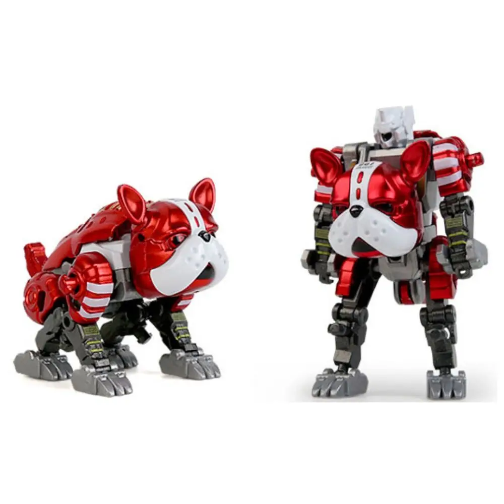 2 in 1 Deformation Robot Dog Model Toys Movable Transformation Robot Toy Cartoon Dog Deformation Action Figure Children's Toy