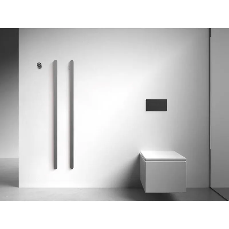 Household concealed vertical bars, electric smart towel racks, all-copper minimalist drying towel racks