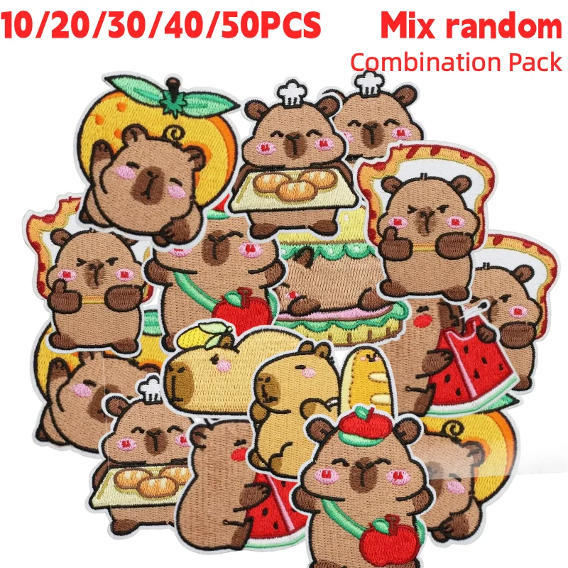Cartoon Character Mixed Series 10/20/30/40/50PCS Random Embroidered Patches Iron on For Clothing Bag Decoration