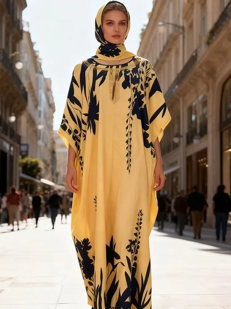 

African Dresses For Women Vetement Femme Dashiki Abaya Maxi Dress Africa Clothes Dashiki Ankara Dresses 2026 Spring Autumn New
