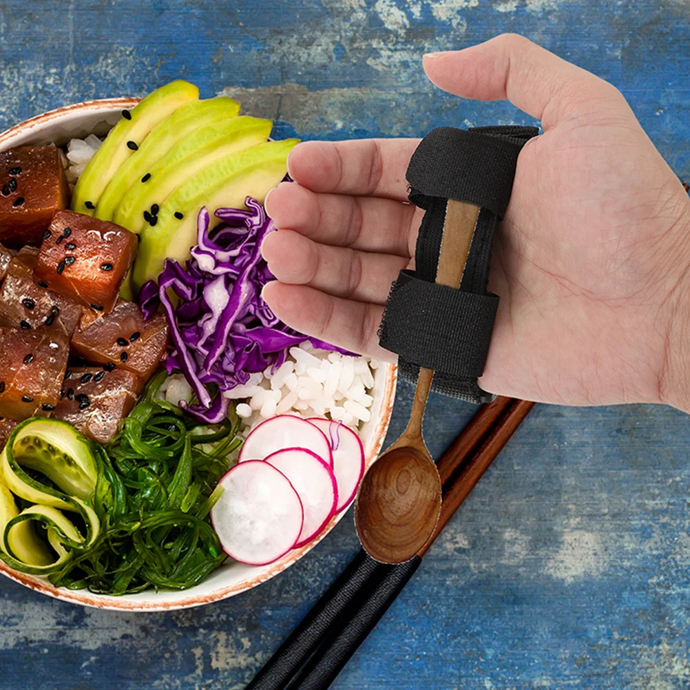 

2Pcs Adaptive Universal Cuff Adjustable Strap for Utensils Holding Food Eating Assistance Elderly Disabled Universal Cuff