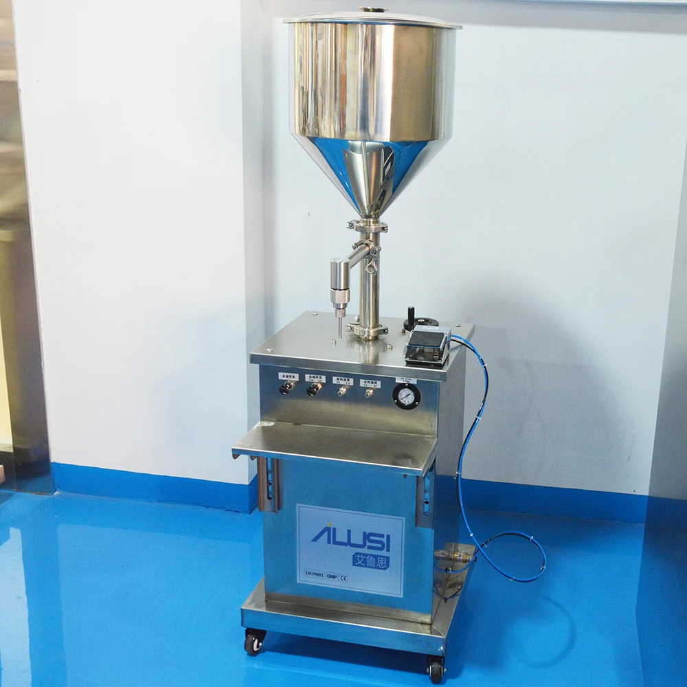 35L vertical semi-automatic bottle filler cream and liquid filling machine