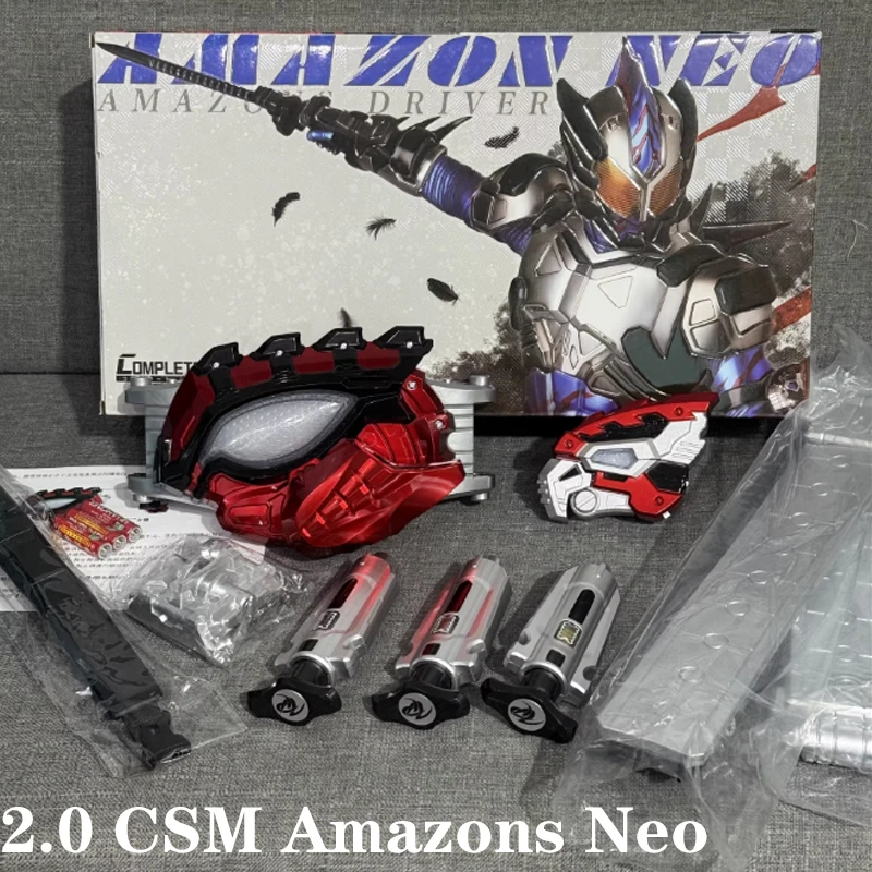 2026 New Kamen Rider 2.0 CSM Amazons Neo Driver Belt Omega Transformation Belt with Sound/LED Anime Role Play Toy Gift for Kids