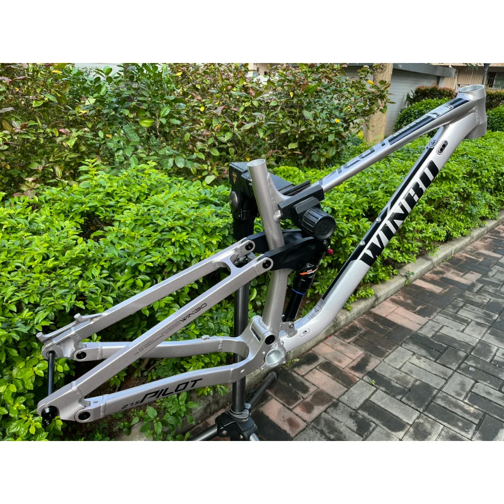 F.YUZHE 27.5/29inch AM Class Trail Full Suspension Aluminum Alloy Frame Barrel Pumping 148*12mm DH Downhill Soft Tail Bike Frame