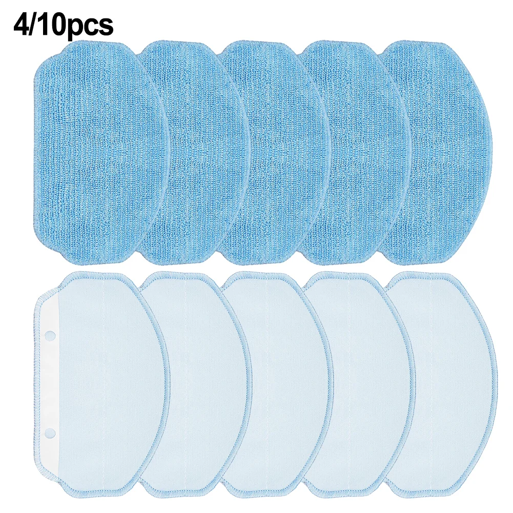 

4/10pcs Microfiber Cloths Set For Cecotec For Conga 999 Robot Vacuum Cleaner Spare Parts Mop Cloth Pads Replacement