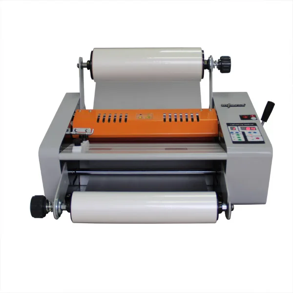 New FM380 Roll to Roll Film Laminating Machine for Plate Paper Sheet 360MM Maximum Width 3000mm/min Speed Lamination Equipment