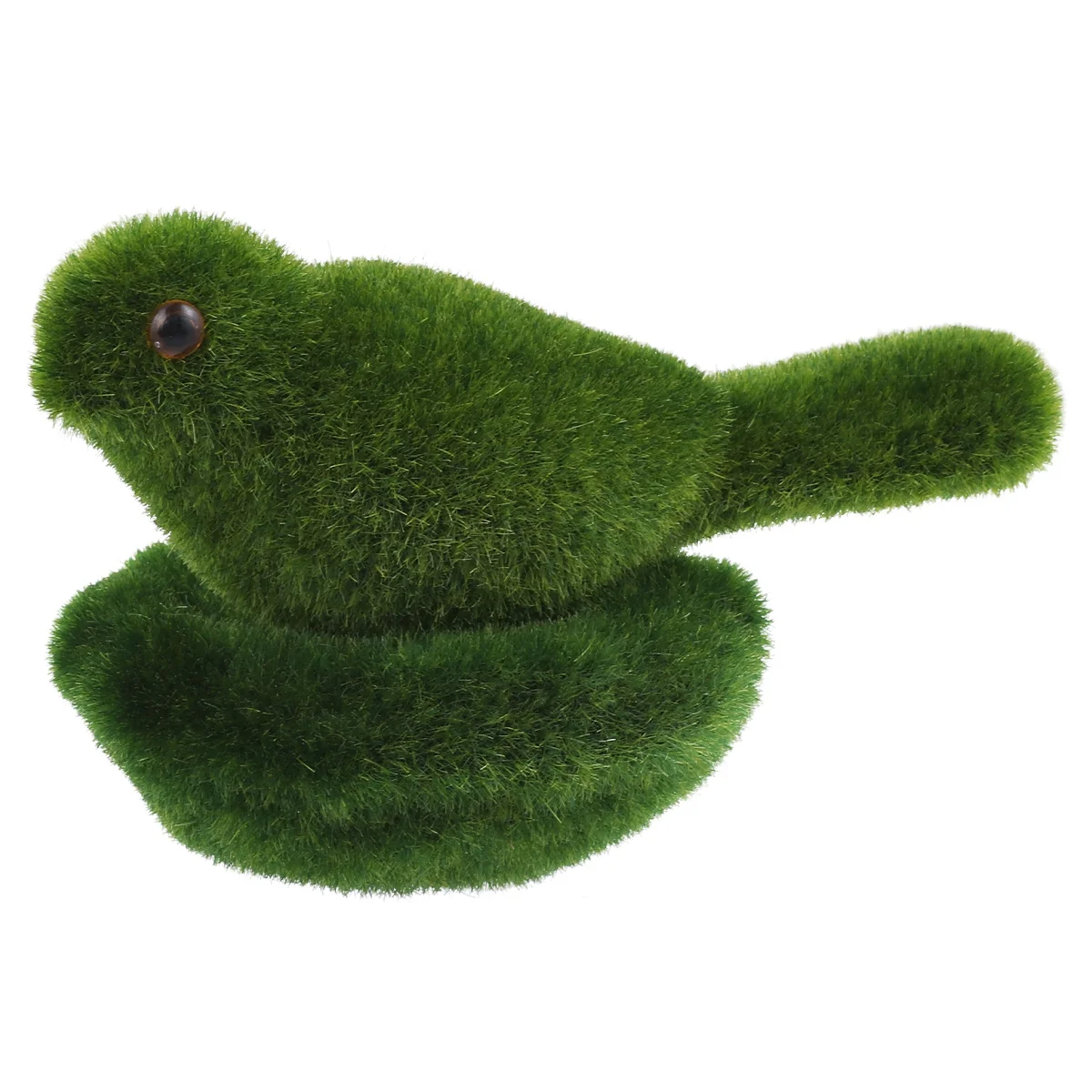 

Birds Nest Ornament Simulation Moss Decor Artificial Birds Lifelike Design Photo Prop Home Adornment Green Room