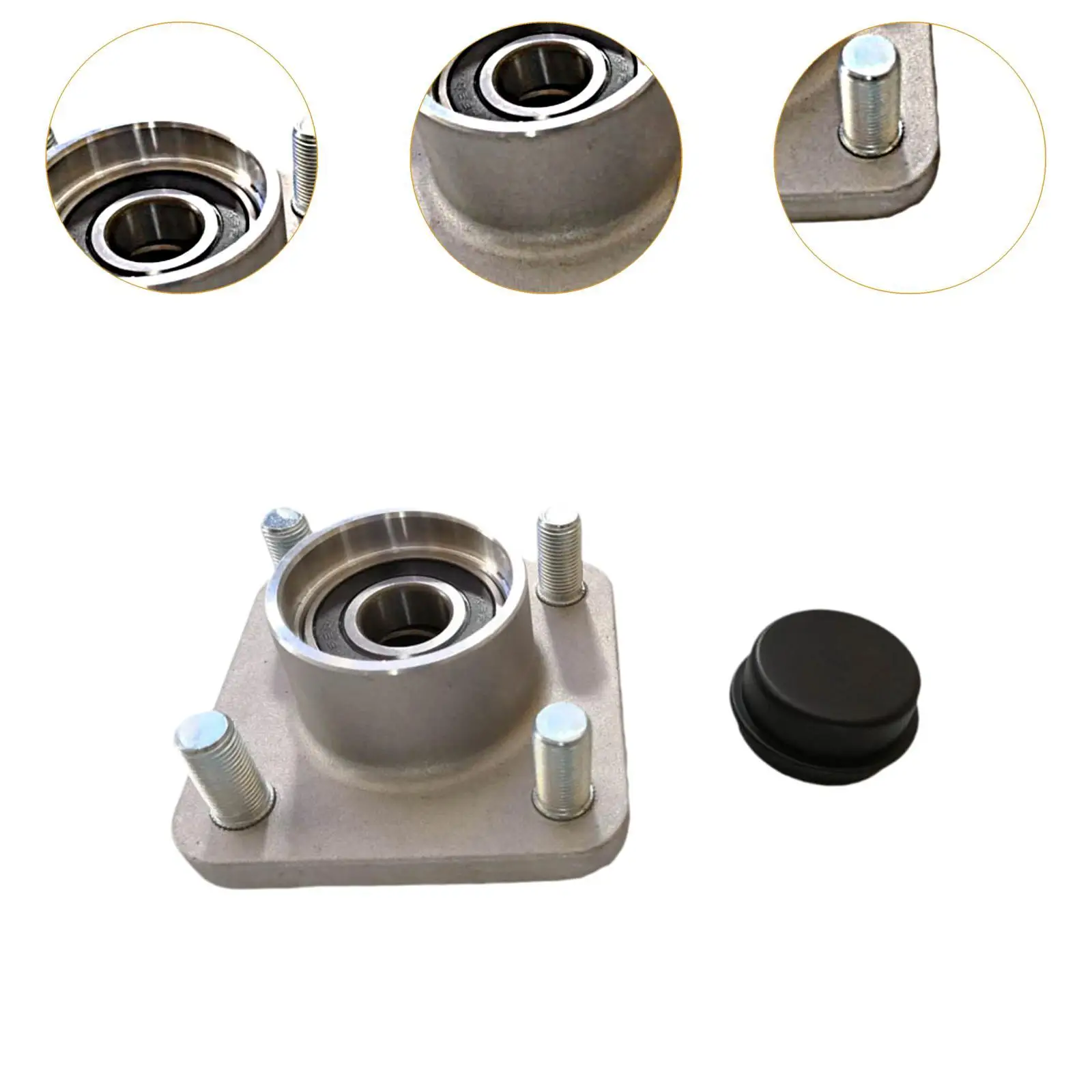 Front Wheel Hub Assembly Replacement 102357701 Durable Metal Smooth Ride for Club Car Vehicles