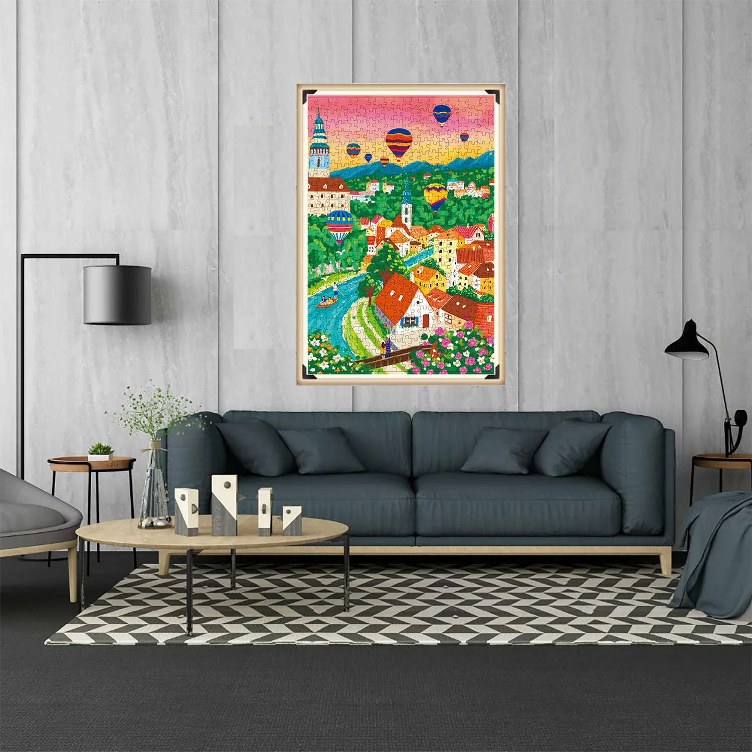 Rompecabezas de suelo de Material de terciopelo para adultos, juegos de decoración del hogar, juguetes educativos divertidos para la familia, 500 piezas