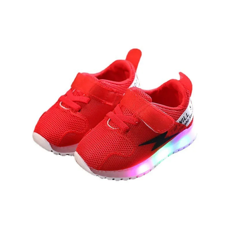 Autumn Children\'s Luminous Shoes LED Sneakers Casual Sports Shoes baby Toddler Shoes Lighted Breathable Running Shoes