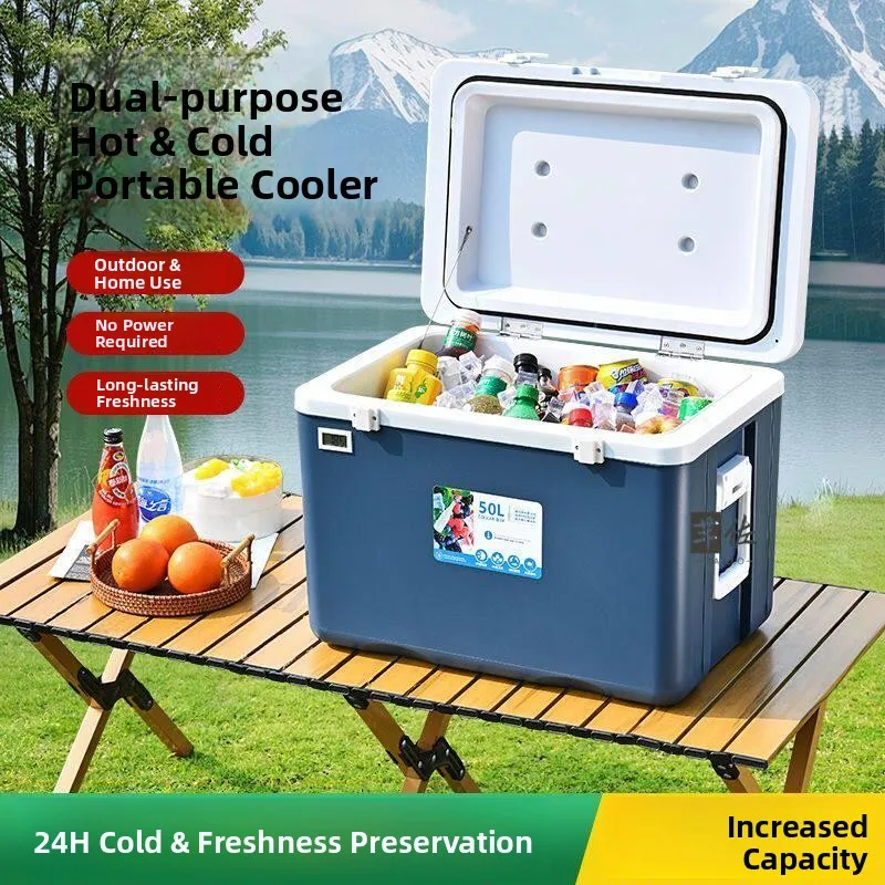 large-outdoor-thermal-box-handheld-refrigerator-commercial-stall-selling-car-carrier-cold-preservation-picnic-ice-bucket
