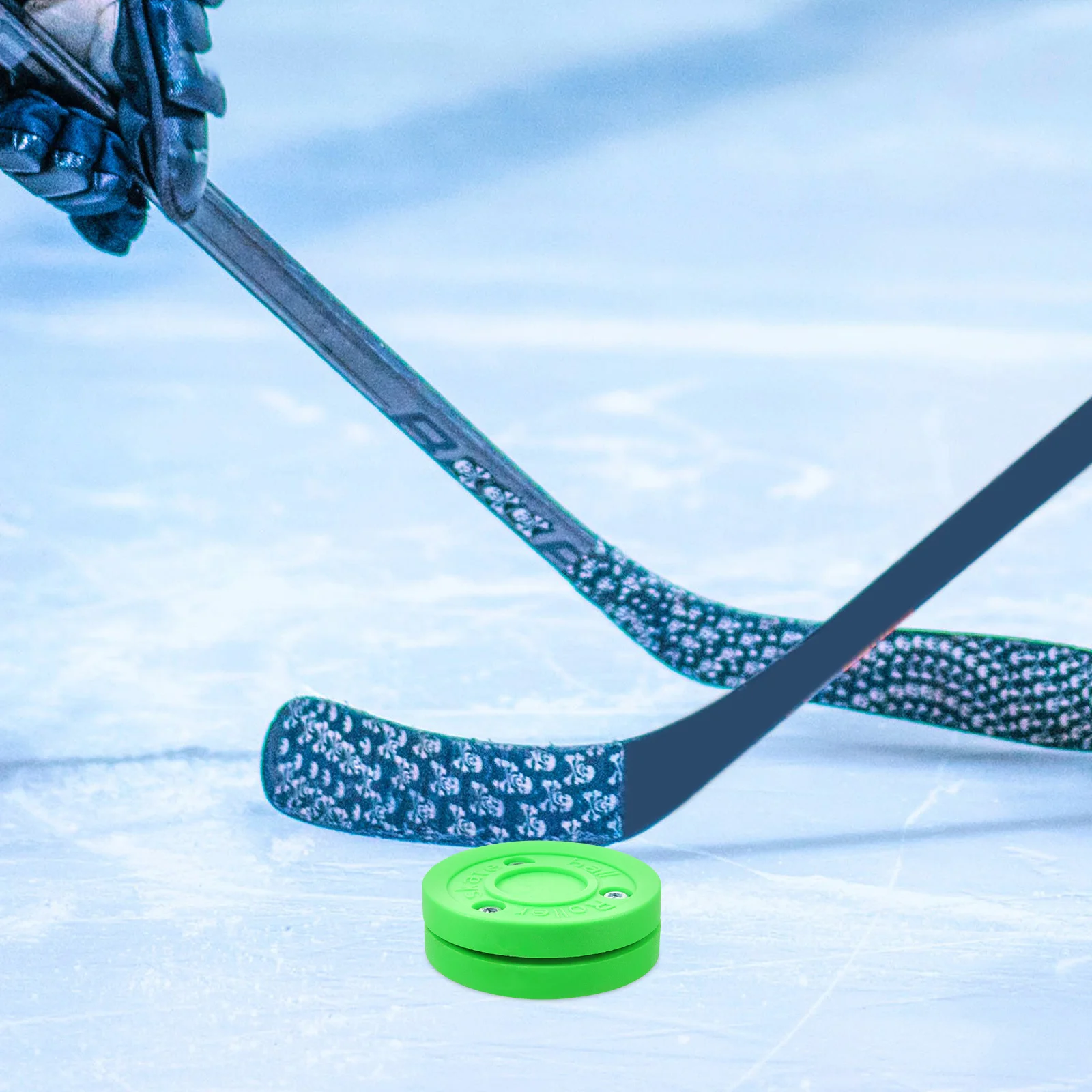 Disco de entrenamiento de plástico para Hockey sobre hielo, suministro deportivo, accesorio de pelota de entrenamiento multifunción