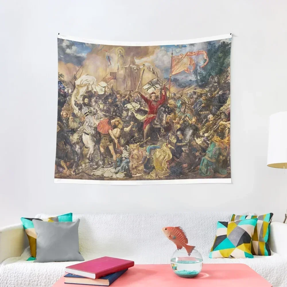 

The Battle of Grunwald by Jan Matejko Tapestry Kawaii Room Decor Decorative Wall Murals Tapestry