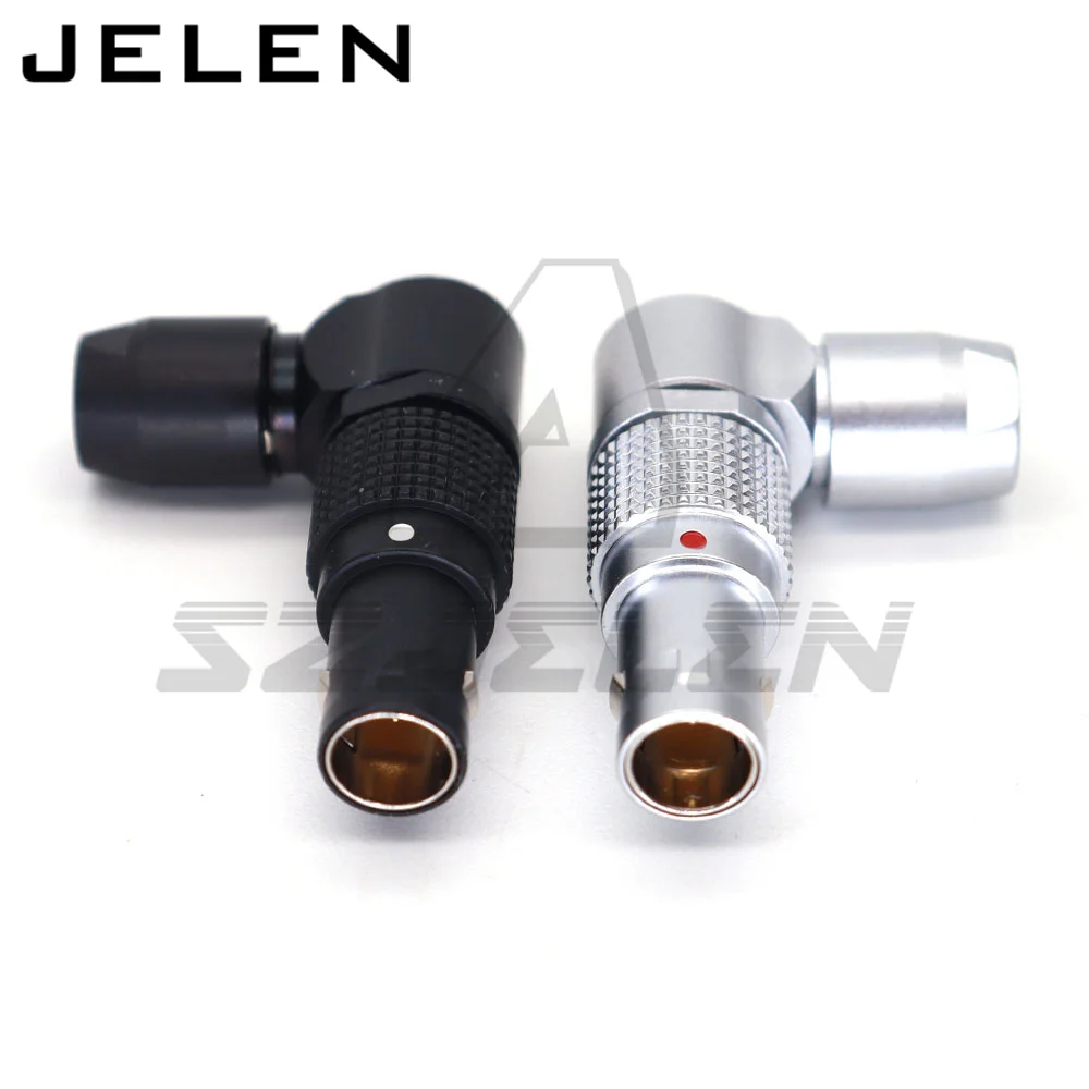 Adjustable Right-Angle black FSG 0B 2 3 4 5 6 7 9pin Plug  for Sound Devices Arri Alexa Camera Timecode, Teradek Bond Bolt Pro - Image 3