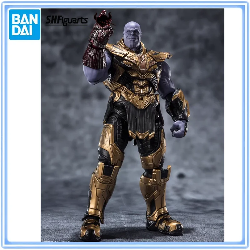 Bandai Original S.H.Figuarts Thanos Marvel  Avengers：Endgame Action Figure Active Joints Model Hobbies Collectible Gift