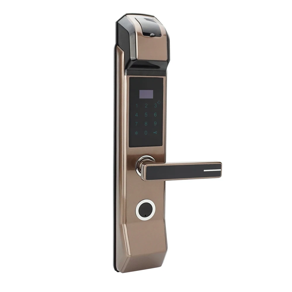 

Smart Biometric Fingerprint Password Gate Lock Chateau Household Door Lock cerradura electrónica electric door lock