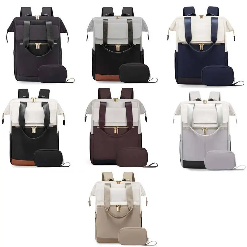 Japanese Casual Women Backpack Commuter Laptop Rucksack College Students Schoolbag Large Capacity Waterproof Outdoor Travel Bag