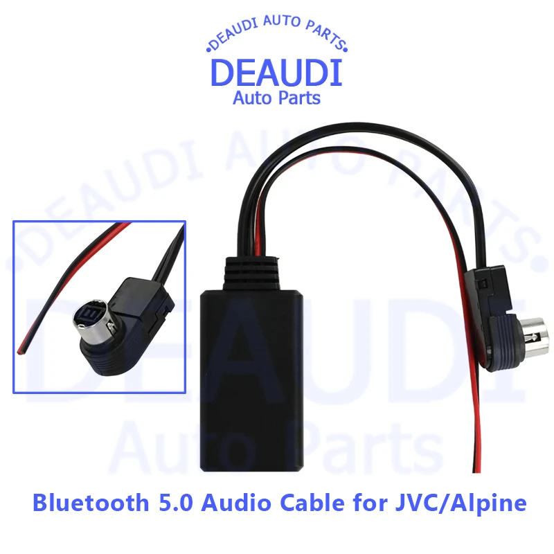 Módulo inalámbrico con Bluetooth 5,0 adaptador auxiliar de Audio y música para Radio JVC/Alpine KCA-121B CDA-9857 ai-net