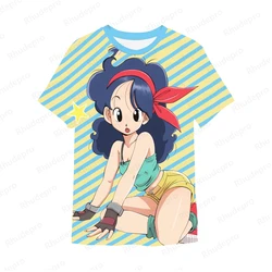 T-shirt polo Goku Hip Hop masculino, 3D Vegeta Gym, Dragon Ball, Roupas extragrandes, Moda Anime, Verão, Y2k, Novo, 5XL