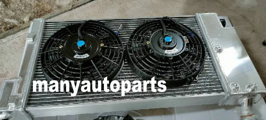 FOR PEUGEOT 106 GTI&RALLYE//CITROEN SAXO/VTR 1991-2001 ALUMINUM RADIATOR with  fan