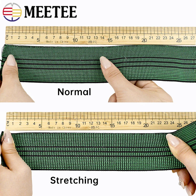 10/20M 43/50/70mm Nylon Elastic Bands Sofa Chair Backrest Trampoline Stretch Tape Furniture Seat Rubber Band Sewing Accessories
