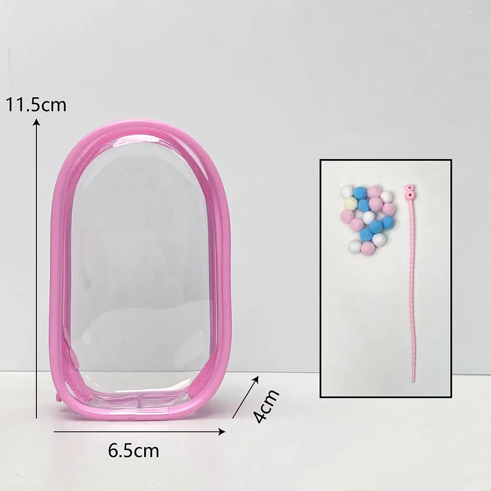 إكسسوارات دمي صغيرة Labubu نزهة عرض حقيبة حامي الحال بالنسبة 10.5 سنتيمتر Labubu V4 الوحوش دبوس لسلسلة الحب حقيبة التخزين #3