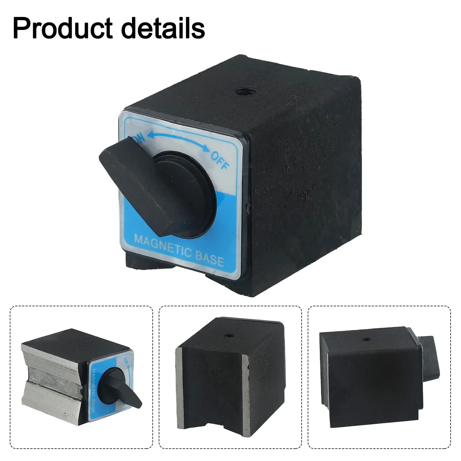 For Setup And Removal Magnetic Meter Base Compact And Precise Convenient OnOff Switch Firm Carbon Steel Material