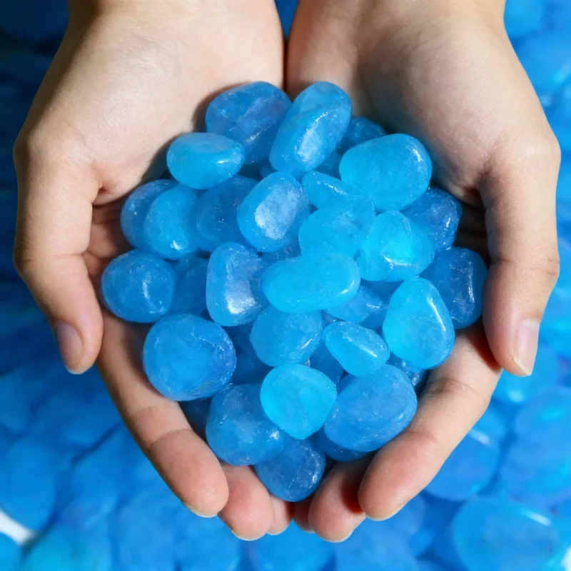 Luminous Stone500-2000pcsLuminous Pebbles Aquarium Ornaments Garden Landscaping Wedding Decoration Arrangement Supplies