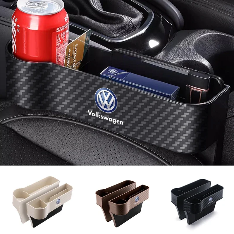 

Hub Caps Car Seat Central Control Seat Gap Storage And Sorting Box For Volkswagen VW Passat Golf 4 5 6 Tiguan Polo Scirocco Jett