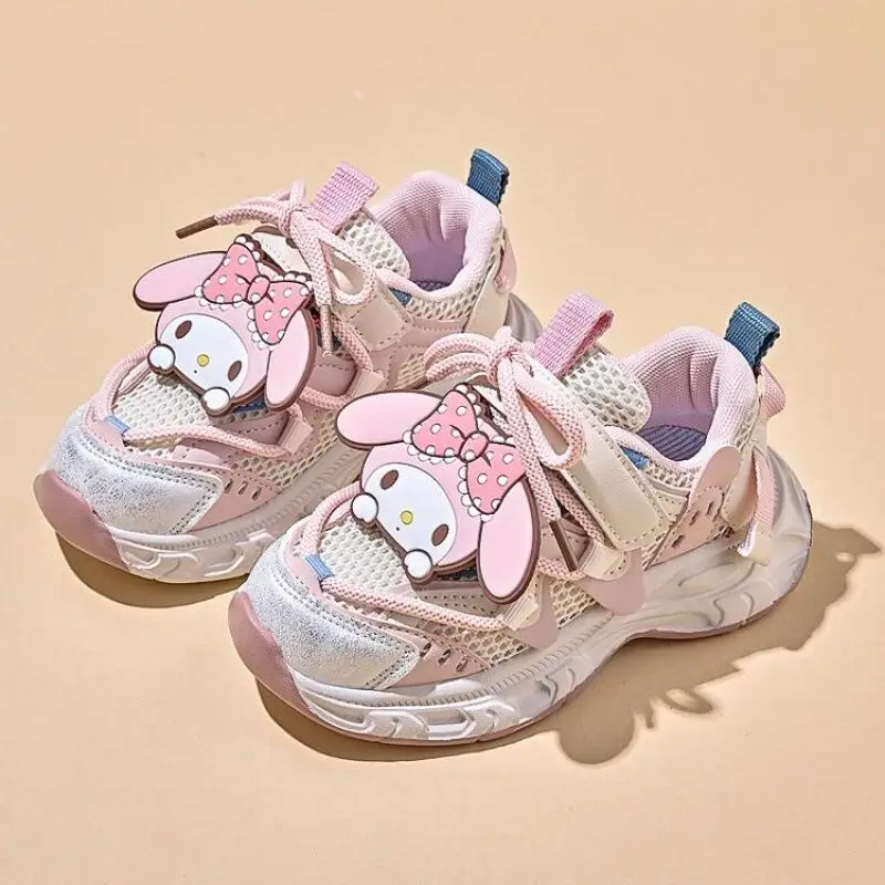 

Hot Girl Kuromi Kawaii Fashion Sneakers Student Spring and Autumn Seasons Cartoon Anime Child Leisure Clunky Sneaker New Style