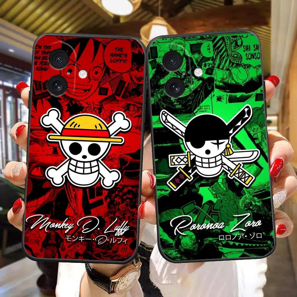 One P-Piece Comics Logo Cover Phone Case For iphone Apple 17 17E AIR 16E 16 15 14 8 7 Plus 13 12 11 XR Pro Max SE4 Shell Funda