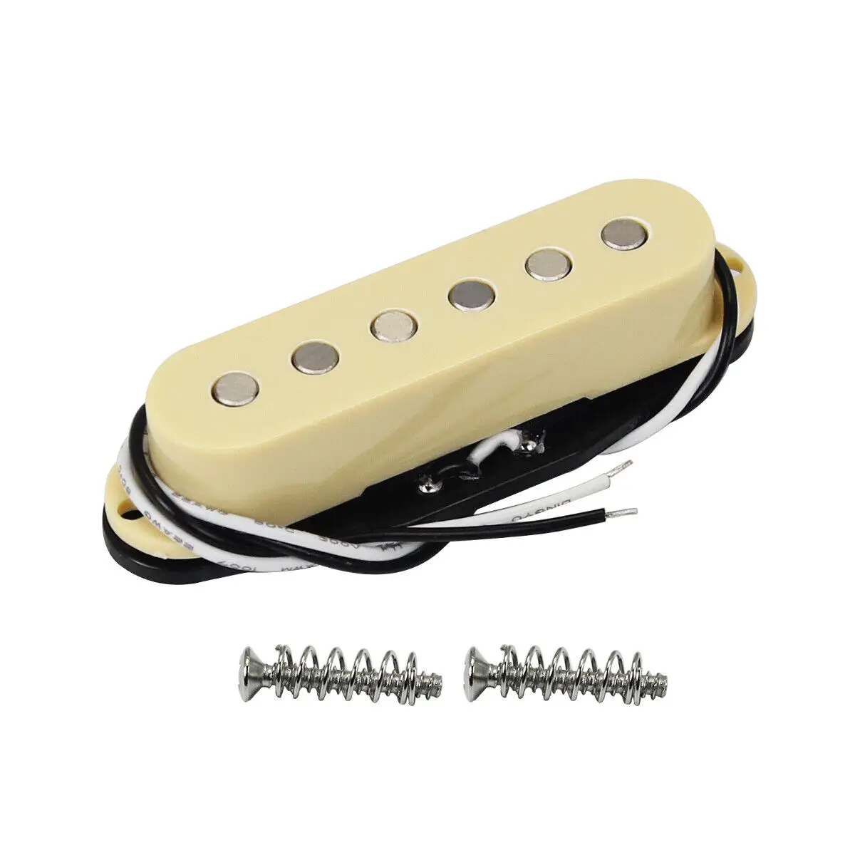 

Alnico 5 Guitar Single Coil Pickup Neck Pickup Cream 6-7K for ST Guitar