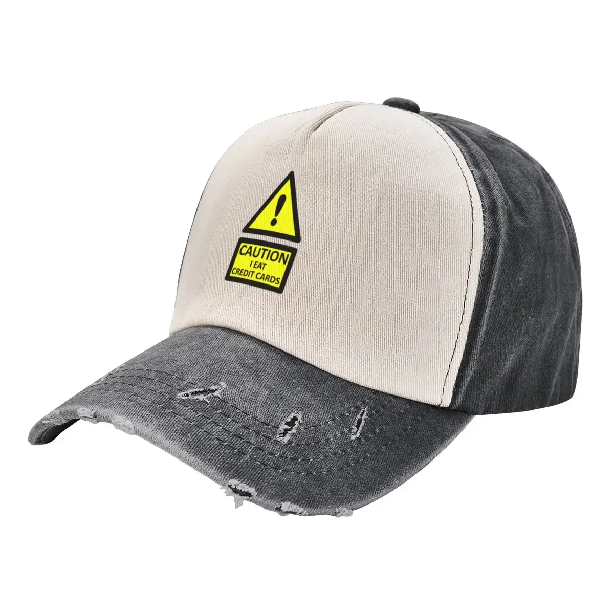 caution i eat credit cards Baseball Cap Designer Hat New In The Hat Trucker Hats For Men Women's