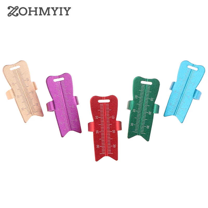 

1PC Dental Finger Rulers Aluminium Dentist Endo Rulers Measure Scale Endodontic Dental Instruments Finger Ruler Measuring Tool