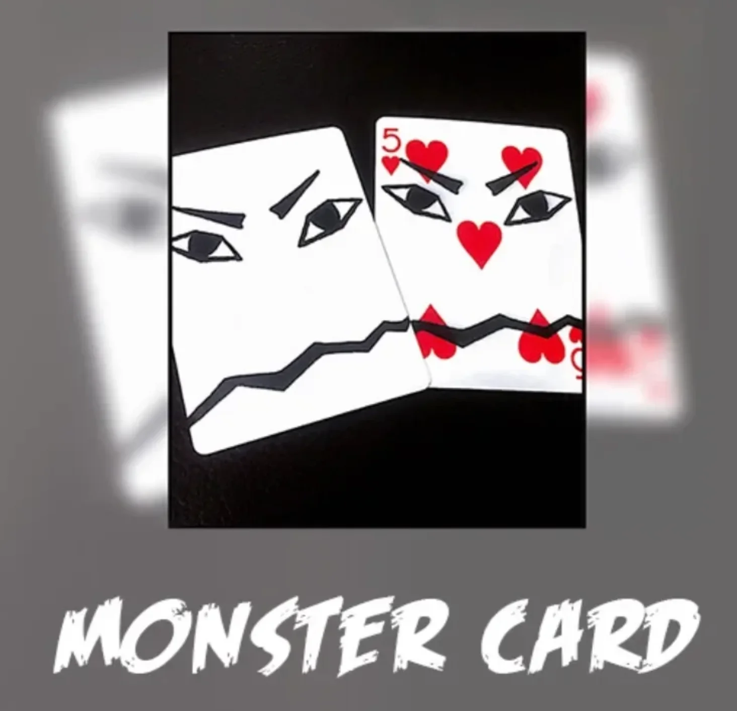 Monster Card Magic Trick Gimmick Playing Card Deck Poker Card Mentalism Illusion Prop Professional Magician Close Up Street