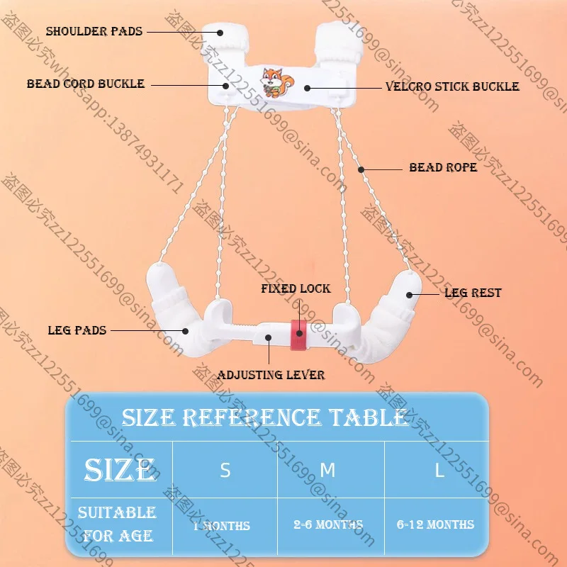 Suitable for Hip Joint Fixation Brace, Sling Hip Orthotics, Frog Bracket Dislocation Sling Protector