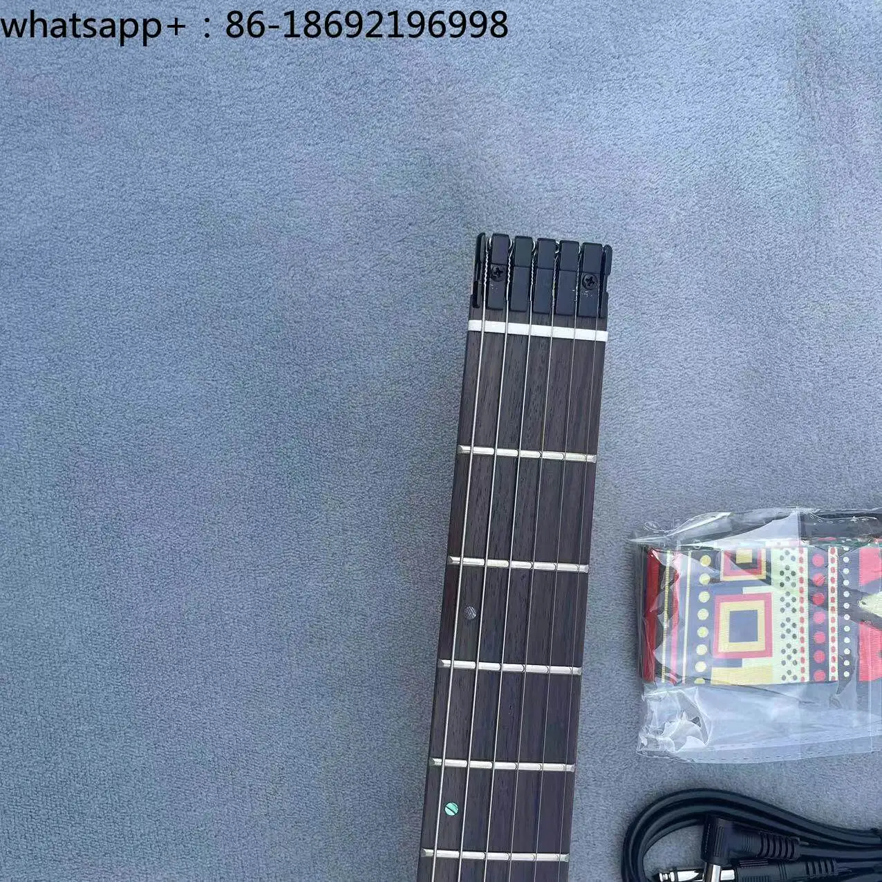 Special Offer 24 Headless Electric Guitars, Korean-made Accessories with Cotton Bags, Basically Brand New.