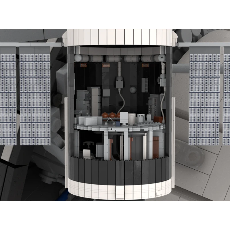 Space Movie Series MOC Skylab Ruimtestation Bouwstenen Ruimteraket Modelsets DIY Geavanceerde stenen verzamelaarsets Speelgoedgeschenken