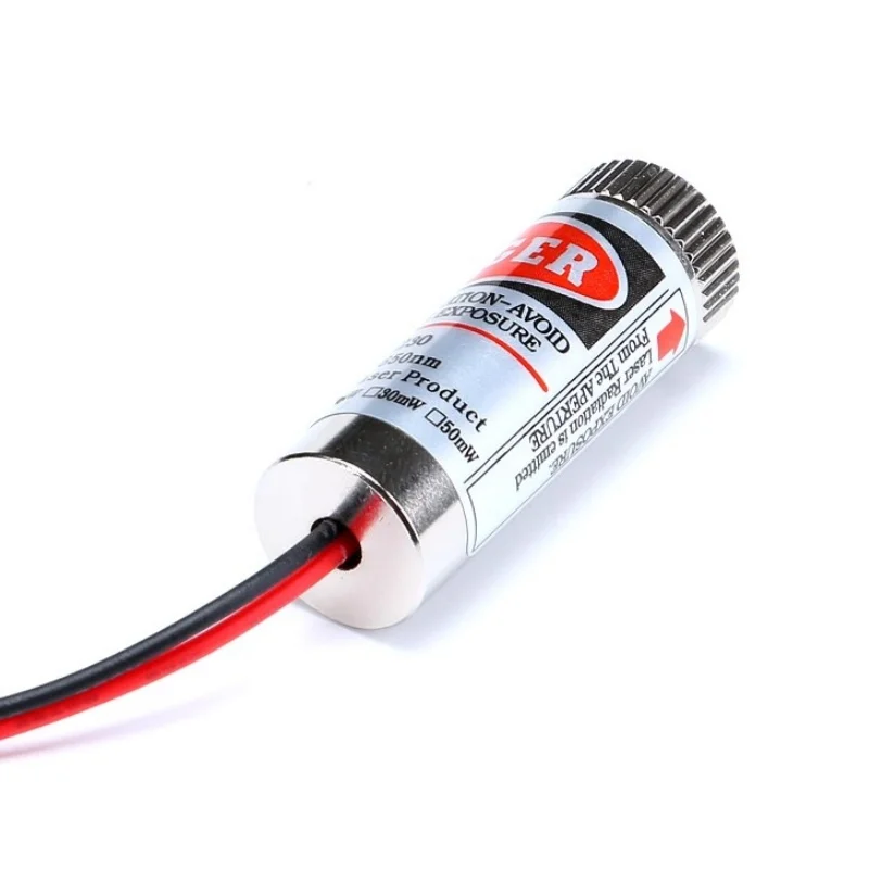 650nm 5mW Red Point / Line / Cross Laser Module Head Glass Lens Focusable Focus Adjustable Laser Diode Head Industrial Class