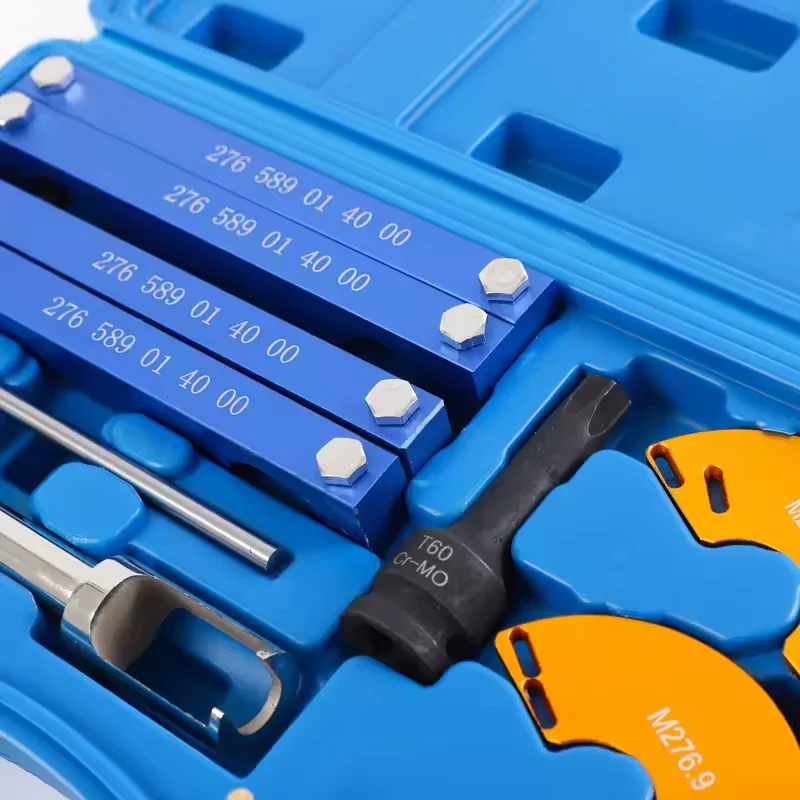 Kit de herramientas de sincronización de bloqueo de alineación de motor de coche adecuado para Mercedes Benz M276/ M278 con ajustador de árbol de levas de 3 piezas