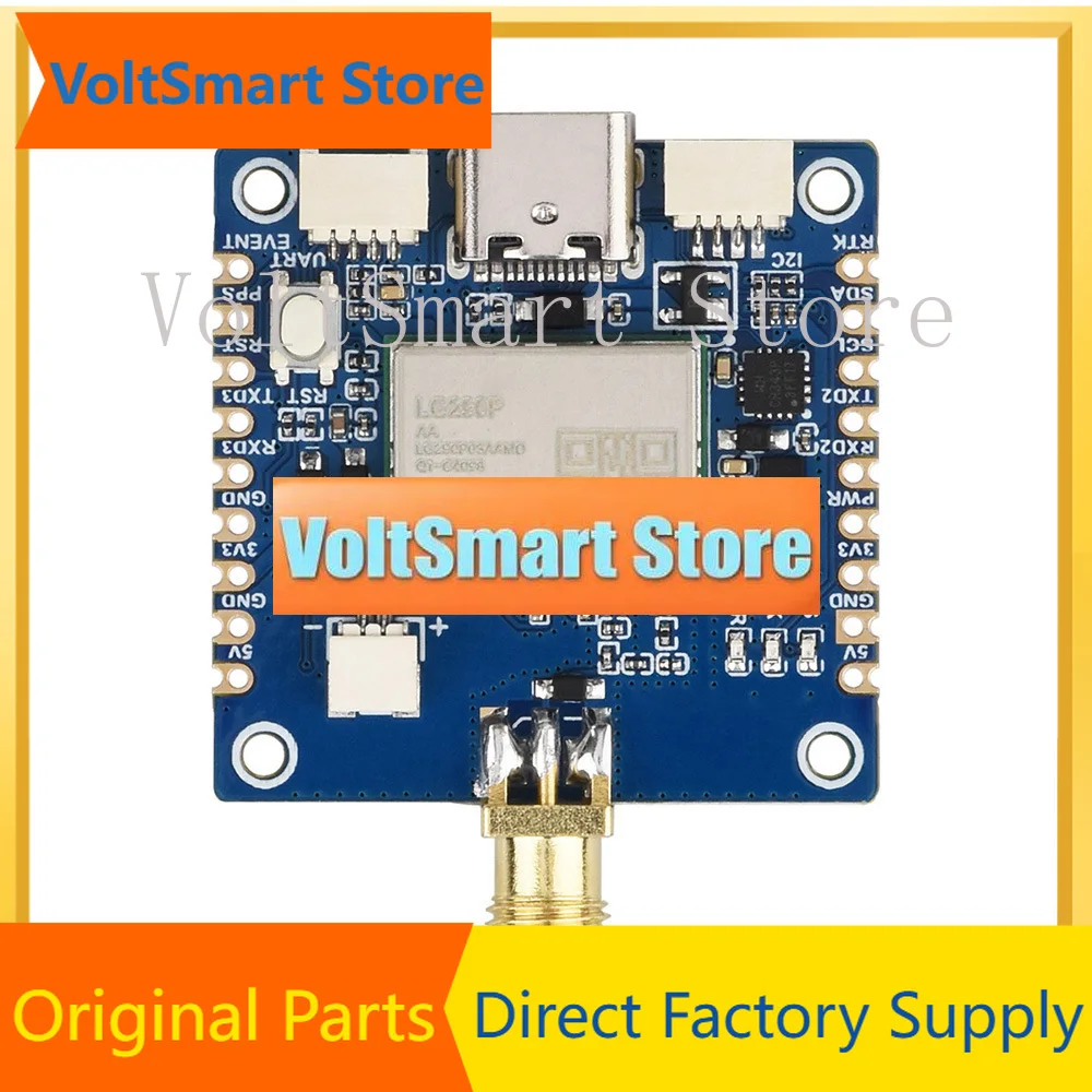 VoltSQuad-band GNSS Module RTK Centimeter-Level Positioning Board LG290P Chipset L1+L2+L5+E6 Positioning GPS BDS GLONASS Galileo