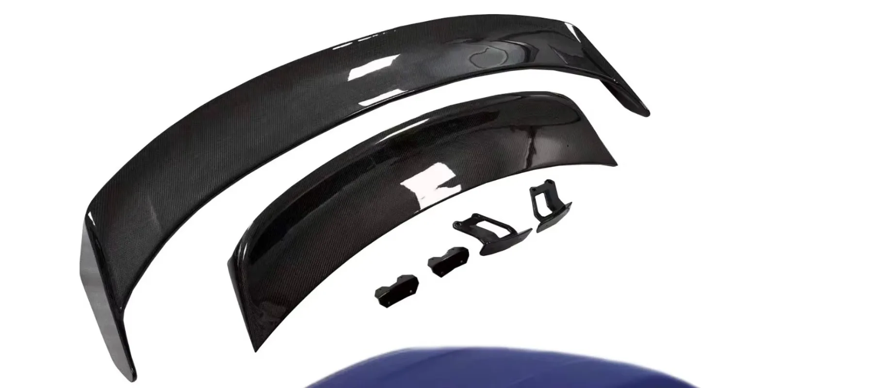 WEISSACH Style Rear Wing Spoiler Body Kit  Carbon Fiber Rear Spoiler Parts for Porsche Taycan
