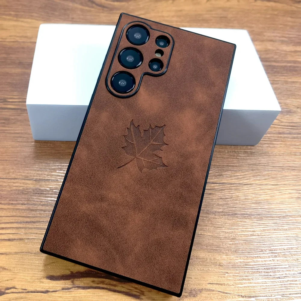 Custodia in pelle Retra per Samsung Galaxy S24 S23 S22 S21 Ultra Plus Note 20 A55 A54 A52 A53 A 55 54 53 52 S 24 22 23 Note20 Cover