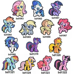 5pcs cartoon my little pony PVC doll Focal Beads for DIY bracelet necklace anklet pen Accessories