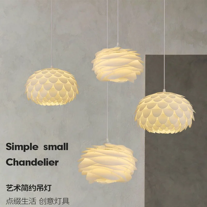 Creative Design of Multi-layer Acrylic Flower Chandelier Dining Room Bedroom Suspension Lamp Indoor Decoration LED Pendant Light