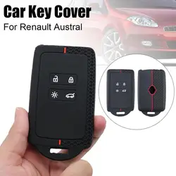 Silicone Key Case Cover For Renault Austral Kadjar Clio Megane Captur Arkana Koleos Zoe Scenic Dacia Sandero Duster Jogger