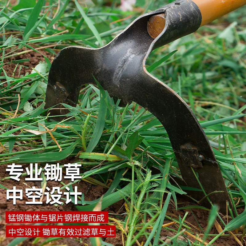 Imagem -05 - Handheld Oco Aço Weeding Rake Labor-saving Weeding e Soltando o Solo Artefato Farm Tool Jardinagem