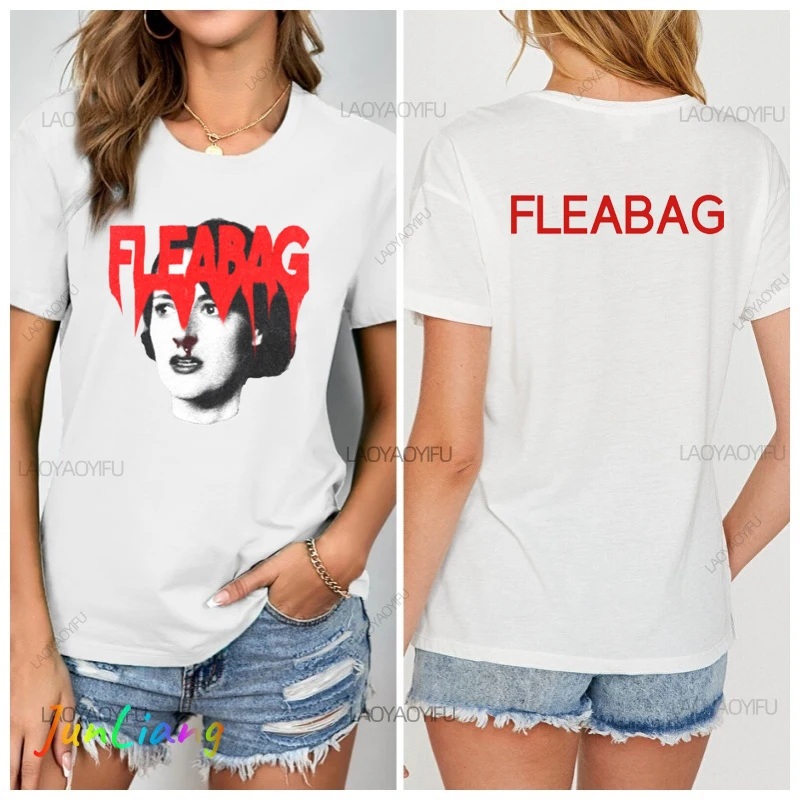 Fleabag Phoebe Waller Bridge T Shirt Men's and Women's 100% Cotton Mens Clothing Y2k Clothes Shirts Graphic Tee Harajuku Goth