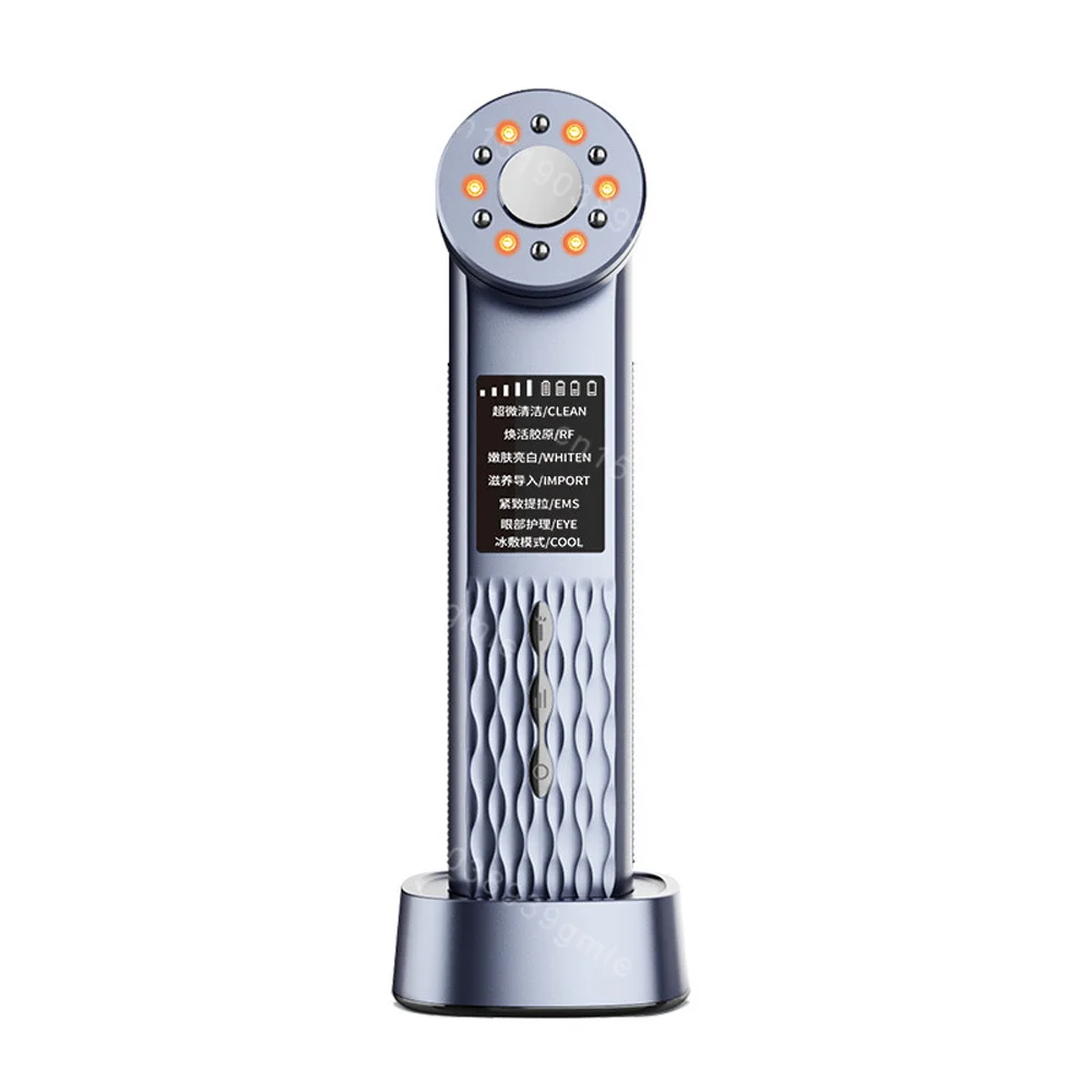 Customizable Micro-Current Neck Face Beauty Device Led Skin Rejuvenation Cleaning Anti-Aging Wrinkle Removal Facial