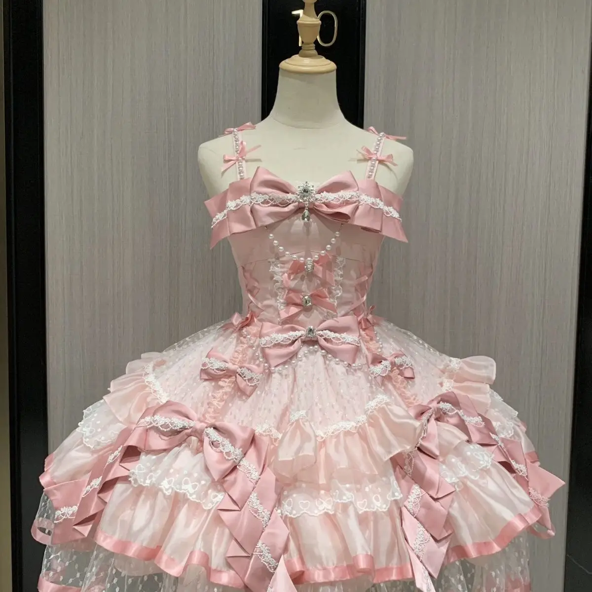 

Japan Pink Doll Feeling JSK Cute Style Cake Feeling Lolita 2026 New